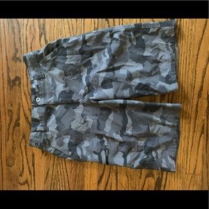 Camo athletic shorts